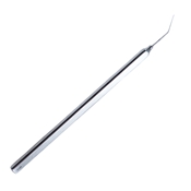 Clayman Jaffe Lens Hook .15mm And Angled, With Smooth And Flat Handle, 10mm From Tip To Bend, And An Overall Length Of 4 3/4"" (120mm) 